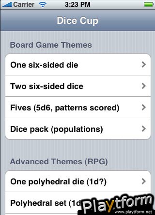 Dice Cup (iPhone/iPod)