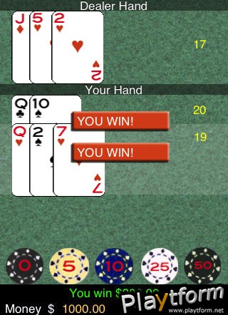 Simple Blackjack (iPhone/iPod)