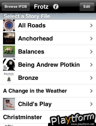 Frotz (iPhone/iPod)