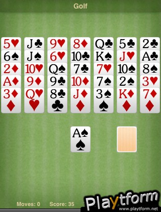 Teensy Golf Solitaire (iPhone/iPod)
