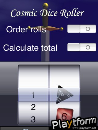 Cosmic Dice Roller (iPhone/iPod)