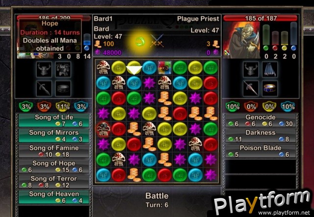 Puzzle Quest: Challenge of the Warlords - Revenge of the Plague Lord (Xbox 360)