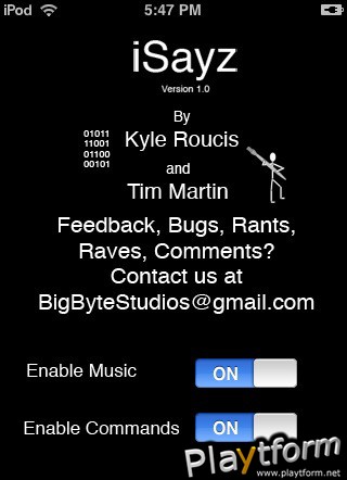 iSayz (iPhone/iPod)