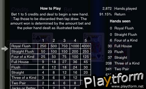 5 Card Touch (iPhone/iPod)