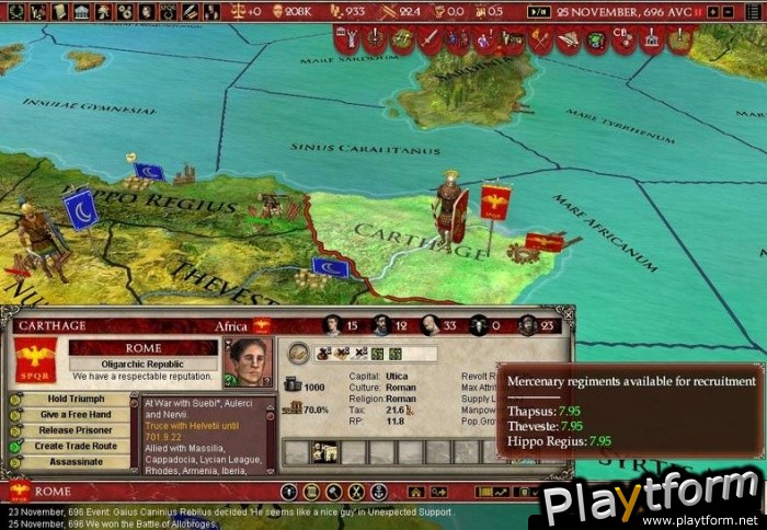 Europa Universalis: Rome (PC)