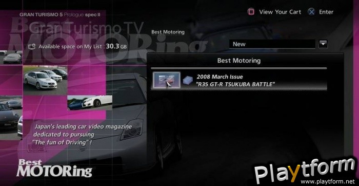 Gran Turismo 5 Prologue (PlayStation 3)