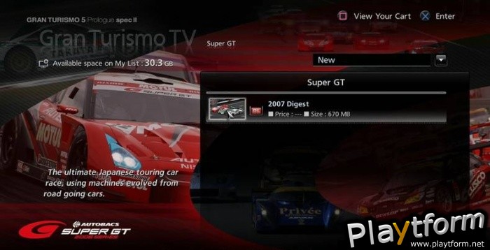 Gran Turismo 5 Prologue (PlayStation 3)