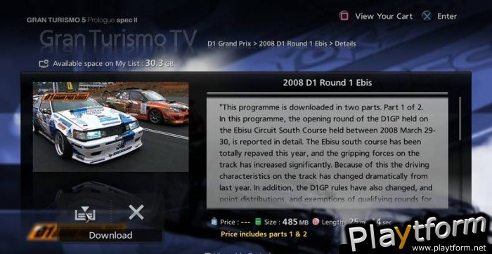 Gran Turismo 5 Prologue (PlayStation 3)