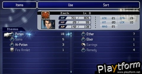 Crisis Core: Final Fantasy VII (PSP)