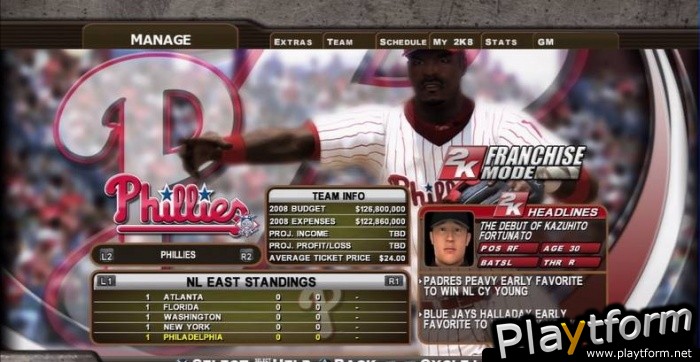 Major League Baseball 2K8 (PlayStation 3)