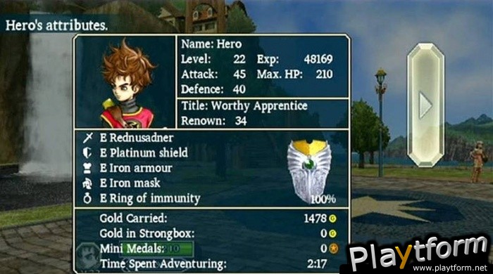 Dragon Quest Swords: The Masked Queen and the Tower of Mirrors (Wii)