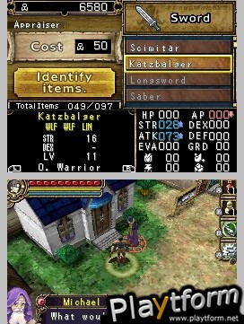 Dungeon Explorer: Warriors of Ancient Arts (DS)