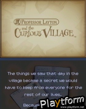 Professor Layton and the Curious Village (DS)