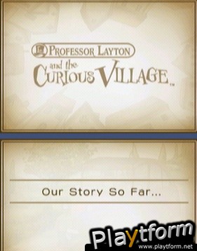 Professor Layton and the Curious Village (DS)