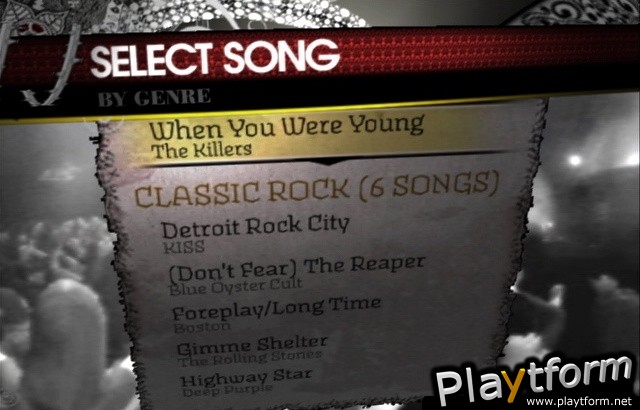 Rock Band (PlayStation 2)