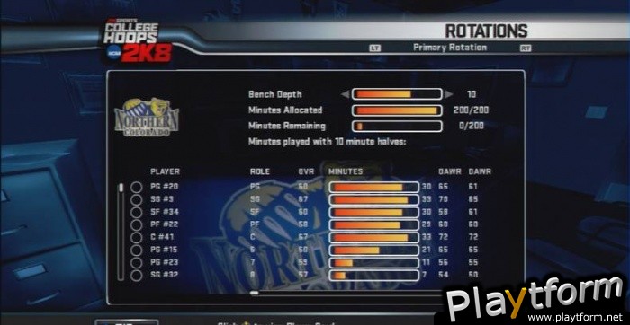 College Hoops 2K8 (Xbox 360)