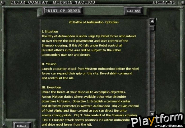 Close Combat: Modern Tactics (PC)