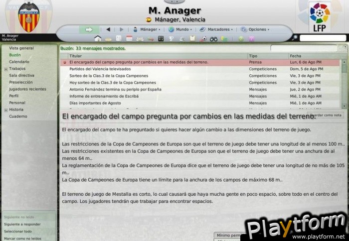 Worldwide Soccer Manager 2008 (PC)