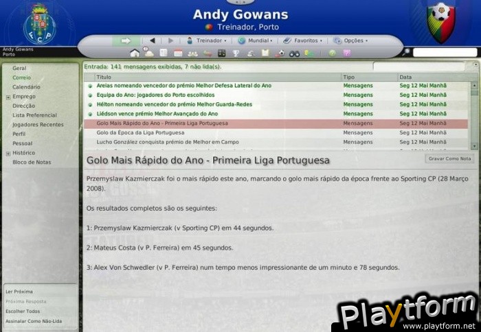 Worldwide Soccer Manager 2008 (PC)