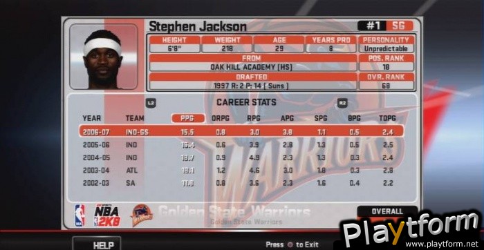 NBA 2K8 (PlayStation 3)