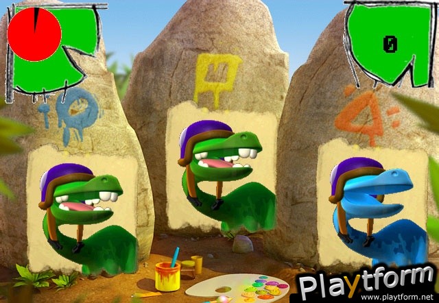 Konami Kids Playground: Dinosaurs - Shapes & Colors (PlayStation 2)