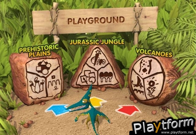 Konami Kids Playground: Dinosaurs - Shapes & Colors (PlayStation 2)