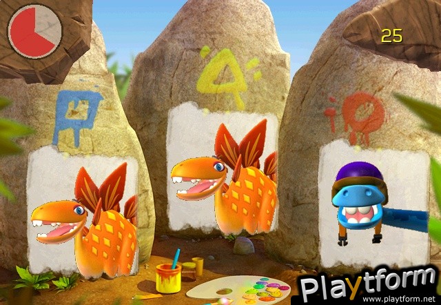 Konami Kids Playground: Dinosaurs - Shapes & Colors (PlayStation 2)