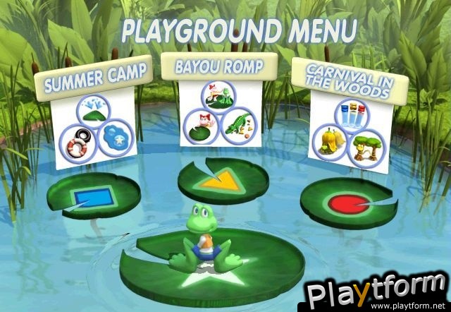 Konami Kids Playground: Frogger Hop, Skip & Jumpin' Fun (PlayStation 2)