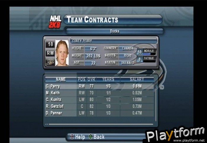 NHL 2K8 (PlayStation 2)