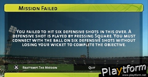Brian Lara 2007 Pressure Play (PSP)