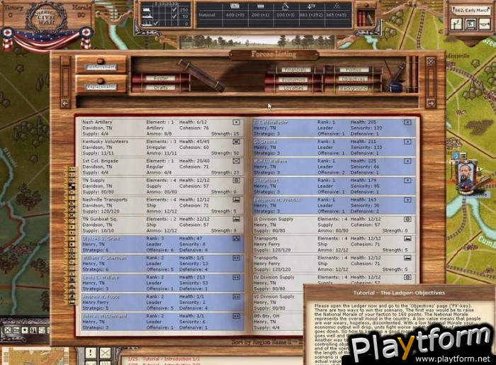 AGEOD's American Civil War: 1861-1865 - The Blue and the Gray (PC)