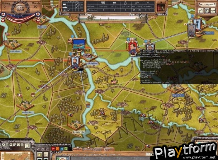 AGEOD's American Civil War: 1861-1865 - The Blue and the Gray (PC)