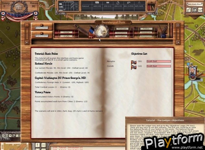 AGEOD's American Civil War: 1861-1865 - The Blue and the Gray (PC)