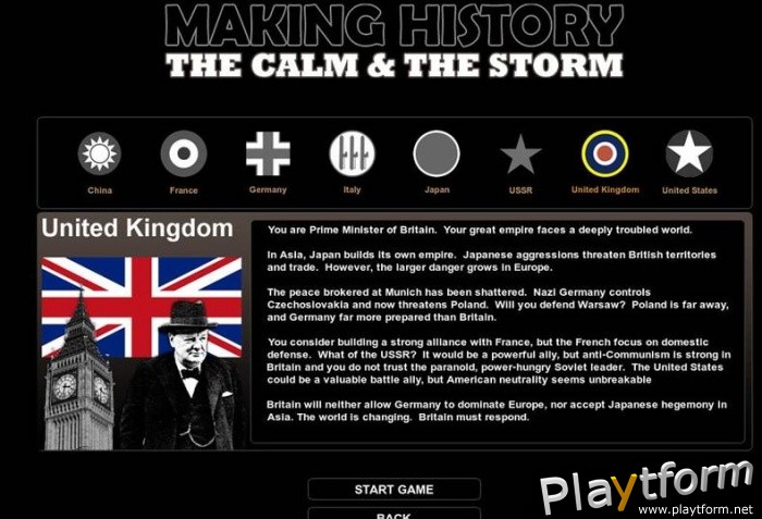 Making History: The Calm and the Storm (PC)