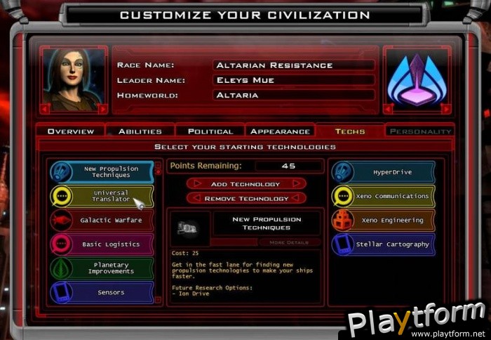 Galactic Civilizations II: Dark Avatar (PC)