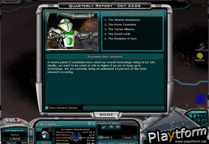 Galactic Civilizations II: Dark Avatar (PC)