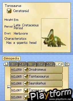 Fossil League: Dino Tournament Championship (DS)