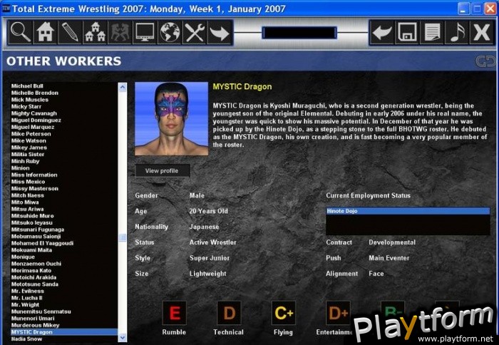 Total Extreme Wrestling 2007 (PC)