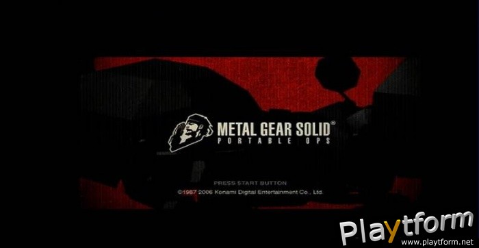 Metal Gear Solid: Portable Ops (PSP)