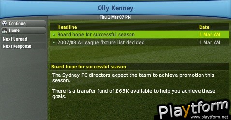 Worldwide Soccer Manager 2007 (PSP)
