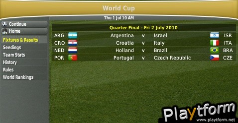 Worldwide Soccer Manager 2007 (PSP)