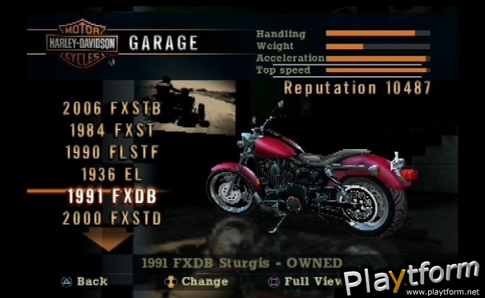 Harley-Davidson Motorcycles: Race to the Rally (PlayStation 2)