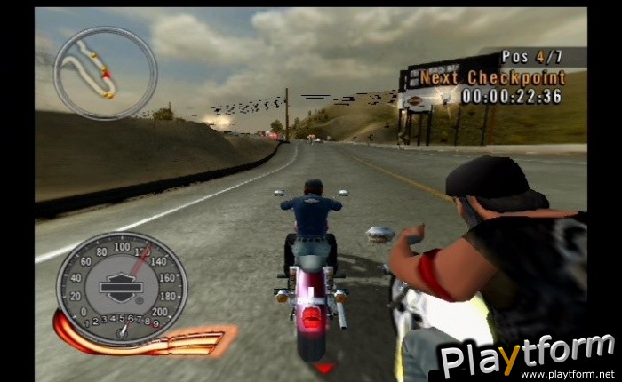 Harley-Davidson Motorcycles: Race to the Rally (PlayStation 2)