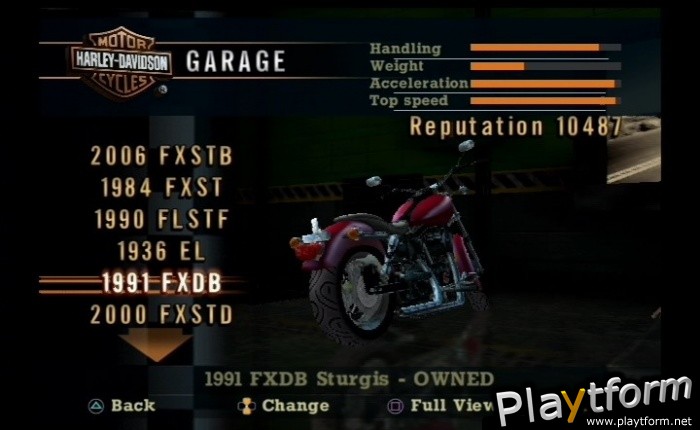 Harley-Davidson Motorcycles: Race to the Rally (PlayStation 2)