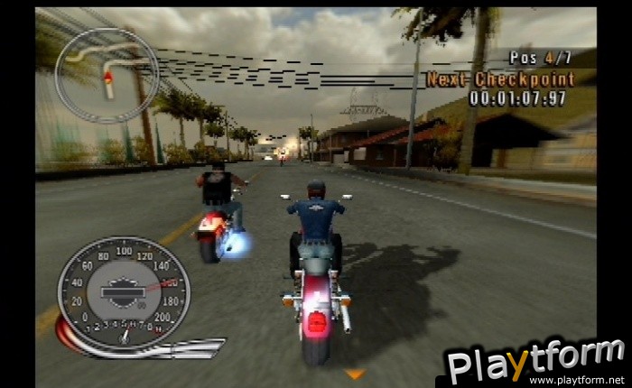 Harley-Davidson Motorcycles: Race to the Rally (PlayStation 2)