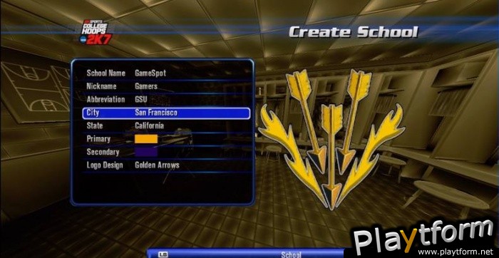 College Hoops 2K7 (Xbox 360)