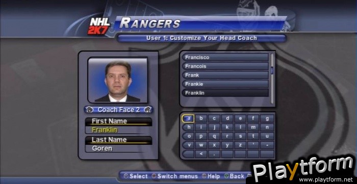 NHL 2K7 (PlayStation 3)