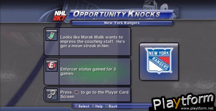 NHL 2K7 (PlayStation 3)