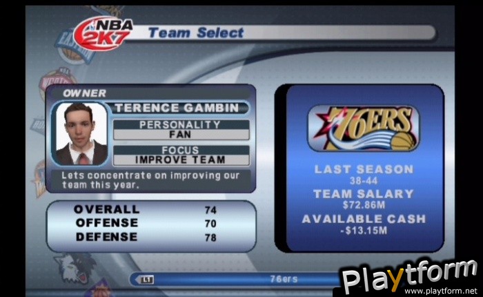 NBA 2K7 (PlayStation 2)