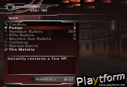 Dirge of Cerberus: Final Fantasy VII (PlayStation 2)